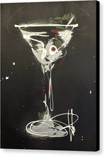 Load image into Gallery viewer, Black Martini I - Canvas Print