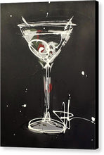 Load image into Gallery viewer, Black Martini II - Canvas Print
