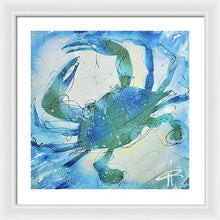 Load image into Gallery viewer, Blue Crab I - Framed Print