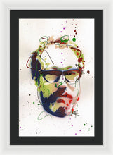 Load image into Gallery viewer, Portrait Of Julian Schnabel - Framed Print