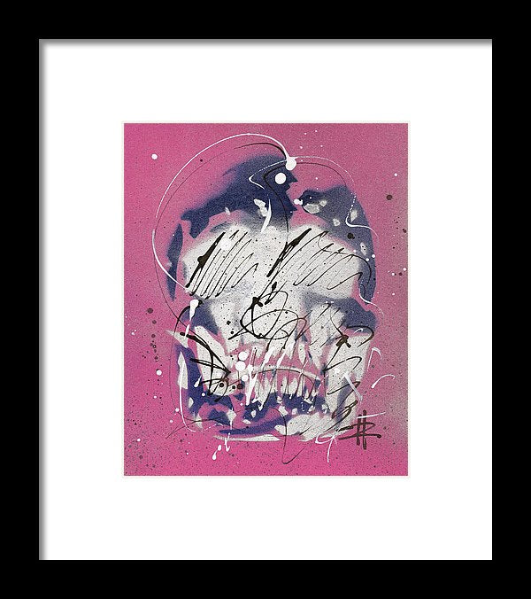 Skull III - Framed Print by Ryan Hopkins