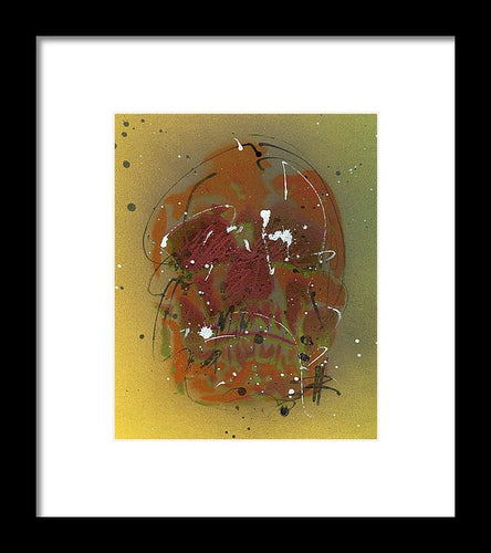 Skull IV - Framed Print by Ryan Hopkins