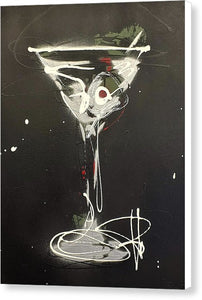 Black Martini I - Canvas Print