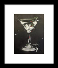 Load image into Gallery viewer, Black Martini I - Framed Print