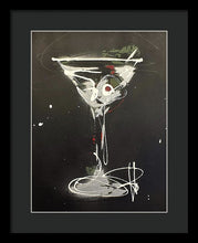 Load image into Gallery viewer, Black Martini I - Framed Print