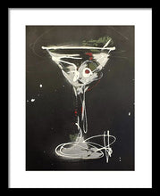 Load image into Gallery viewer, Black Martini I - Framed Print