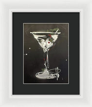 Load image into Gallery viewer, Black Martini I - Framed Print