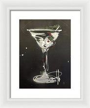 Load image into Gallery viewer, Black Martini I - Framed Print