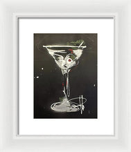 Load image into Gallery viewer, Black Martini I - Framed Print