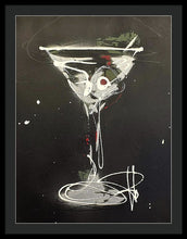 Load image into Gallery viewer, Black Martini I - Framed Print