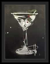 Load image into Gallery viewer, Black Martini I - Framed Print