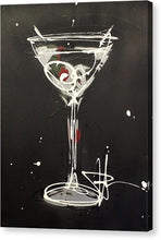 Load image into Gallery viewer, Black Martini II - Canvas Print