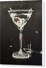 Load image into Gallery viewer, Black Martini II - Canvas Print