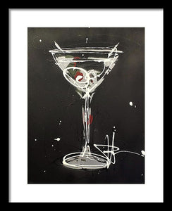 Black Martini II - Framed Print