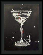 Load image into Gallery viewer, Black Martini II - Framed Print