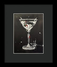 Load image into Gallery viewer, Black Martini II - Framed Print