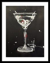 Load image into Gallery viewer, Black Martini II - Framed Print