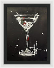 Load image into Gallery viewer, Black Martini II - Framed Print