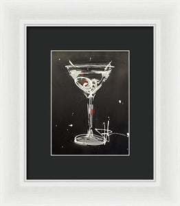 Black Martini II - Framed Print