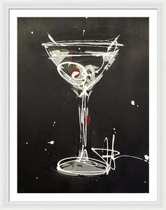 Black Martini II - Framed Print