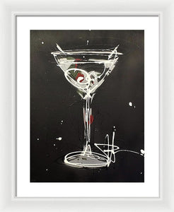 Black Martini II - Framed Print