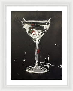 Black Martini II - Framed Print