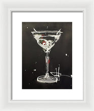 Load image into Gallery viewer, Black Martini II - Framed Print