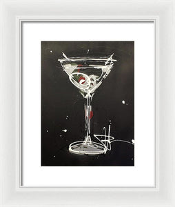 Black Martini II - Framed Print