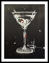 Load image into Gallery viewer, Black Martini II - Framed Print