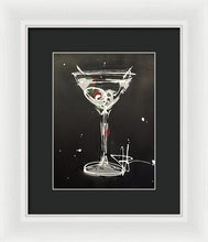 Load image into Gallery viewer, Black Martini II - Framed Print