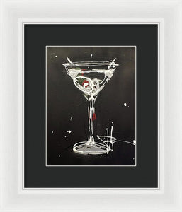 Black Martini II - Framed Print