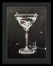 Load image into Gallery viewer, Black Martini II - Framed Print