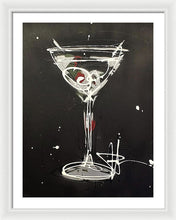 Load image into Gallery viewer, Black Martini II - Framed Print