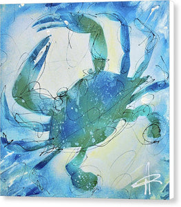 Blue Crab I - Canvas Print