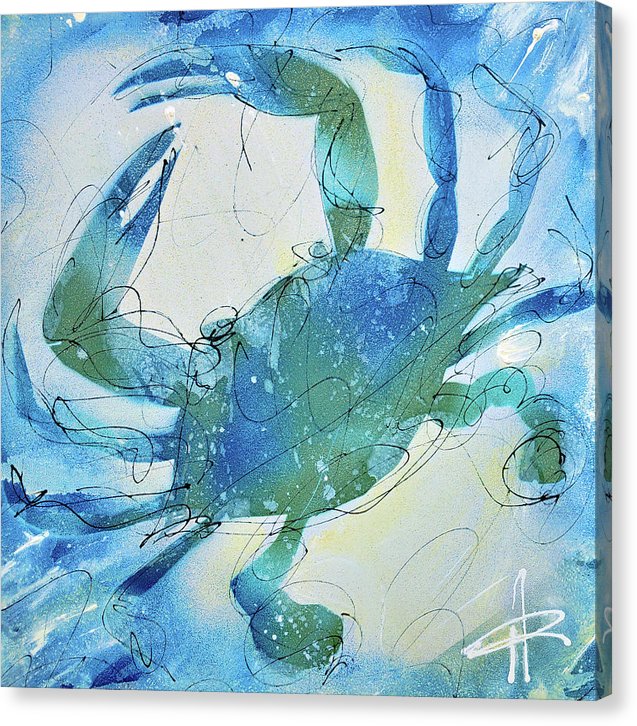 Blue Crab I - Canvas Print