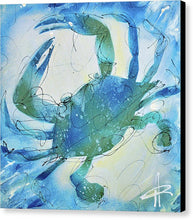 Load image into Gallery viewer, Blue Crab I - Canvas Print