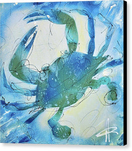 Blue Crab I - Canvas Print