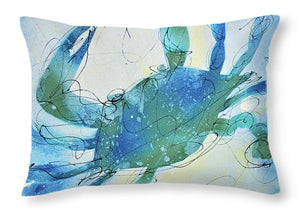 Blue Crab I - Throw Pillow