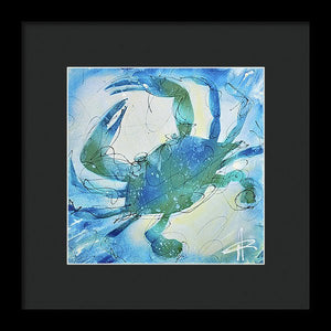 Blue Crab I - Framed Print