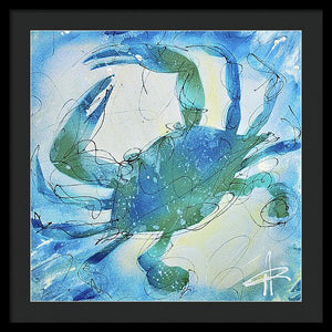 Blue Crab I - Framed Print