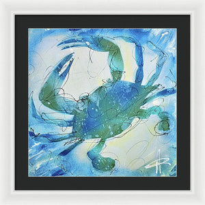 Blue Crab I - Framed Print