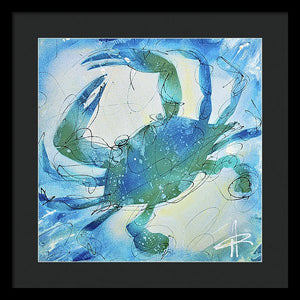 Blue Crab I - Framed Print