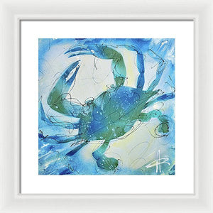 Blue Crab I - Framed Print