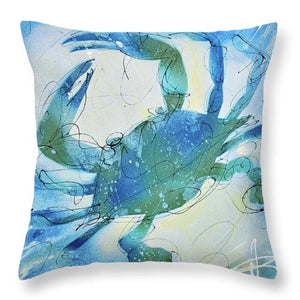 Blue Crab I - Throw Pillow