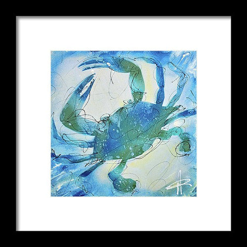 Blue Crab I - Framed Print