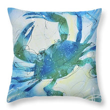 Load image into Gallery viewer, Blue Crab I - Throw Pillow