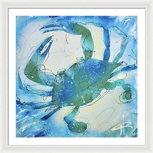 Blue Crab I - Framed Print