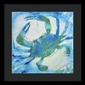 Blue Crab I - Framed Print