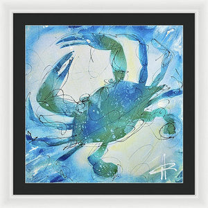 Blue Crab I - Framed Print