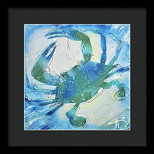 Load image into Gallery viewer, Blue Crab I - Framed Print